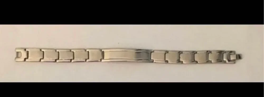 Mens' 316L Stainless Steel Engraveable ID Link Bracelet